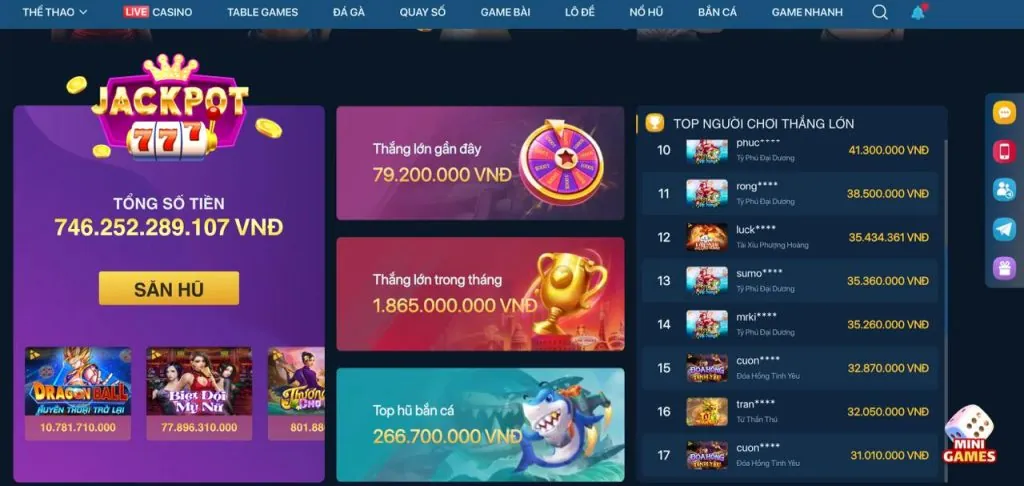 Giao diện người dùng thân thiện của abc888